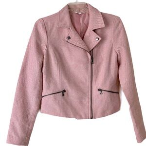 Candie’s Pink Tweed Blazer, Sz. M, Pink w/ a Bit of Shimmer, Crop Style, Lined